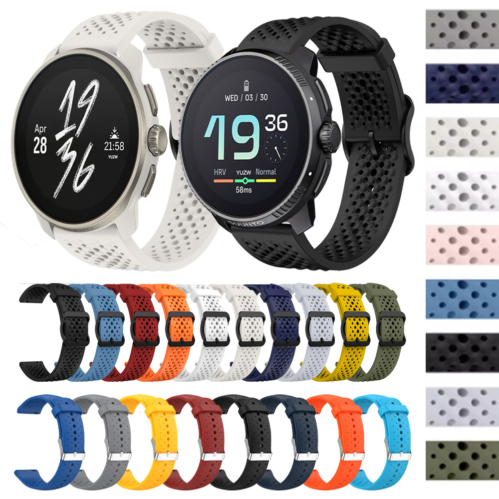 Silicone Watch Band 22Mm - 22mm Sports Silicone Strap For SUUNTO