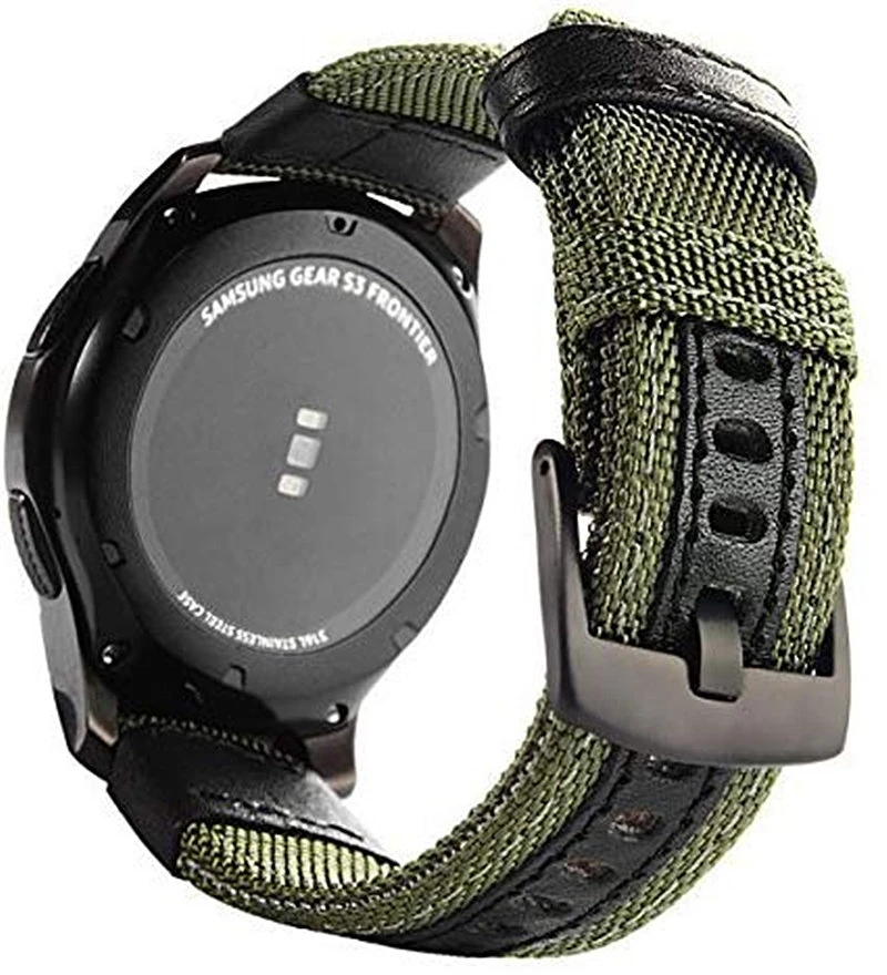 Canvas Strap Watch - 24MM Nylon Watch Band For TicWatch