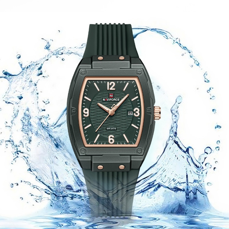 Silicone Band Women - NAVIFORCE Women Fashion Watch NF5070 Simple