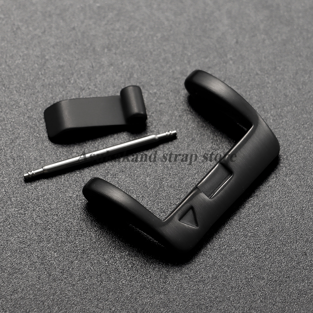 Black Stainless Steel Watch Bu - огляд і ціна Silicone Watch Band 22Mm