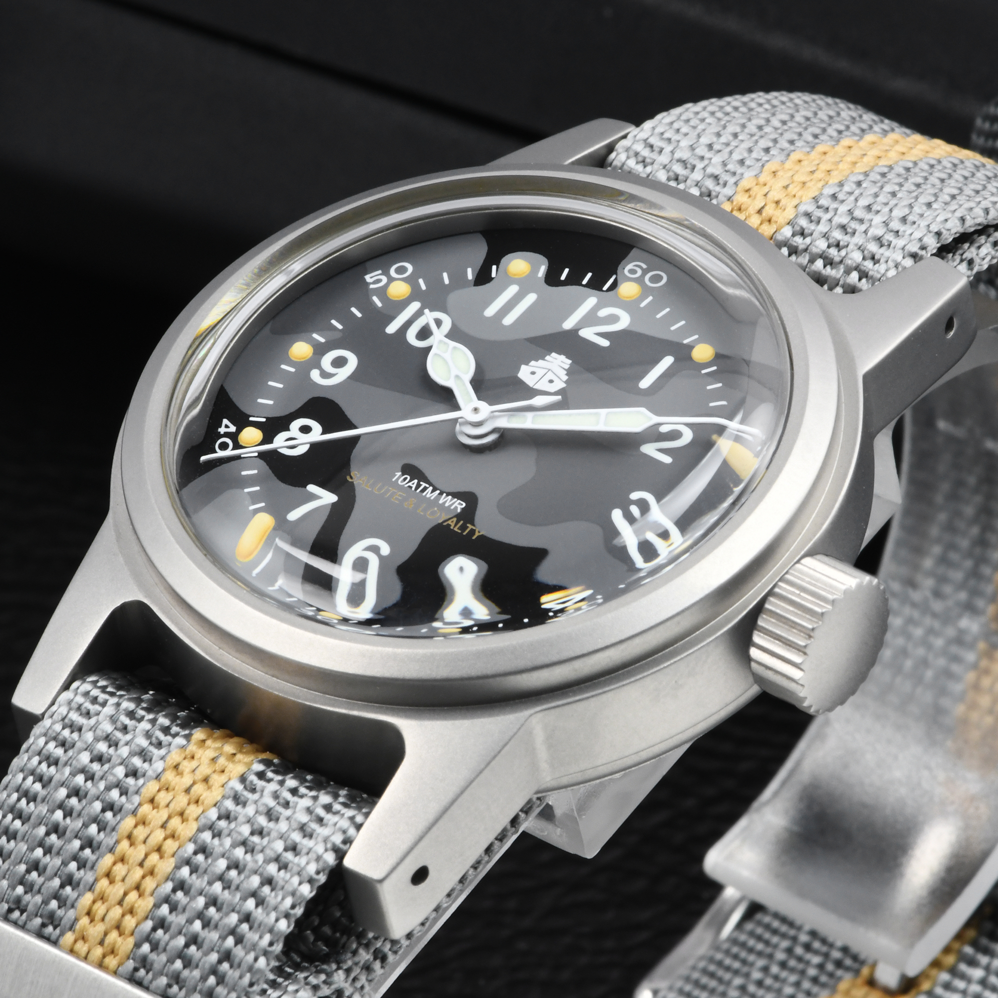 TEKAPO Replica World War II Re - огляд і ціна Canvas Strap Watch