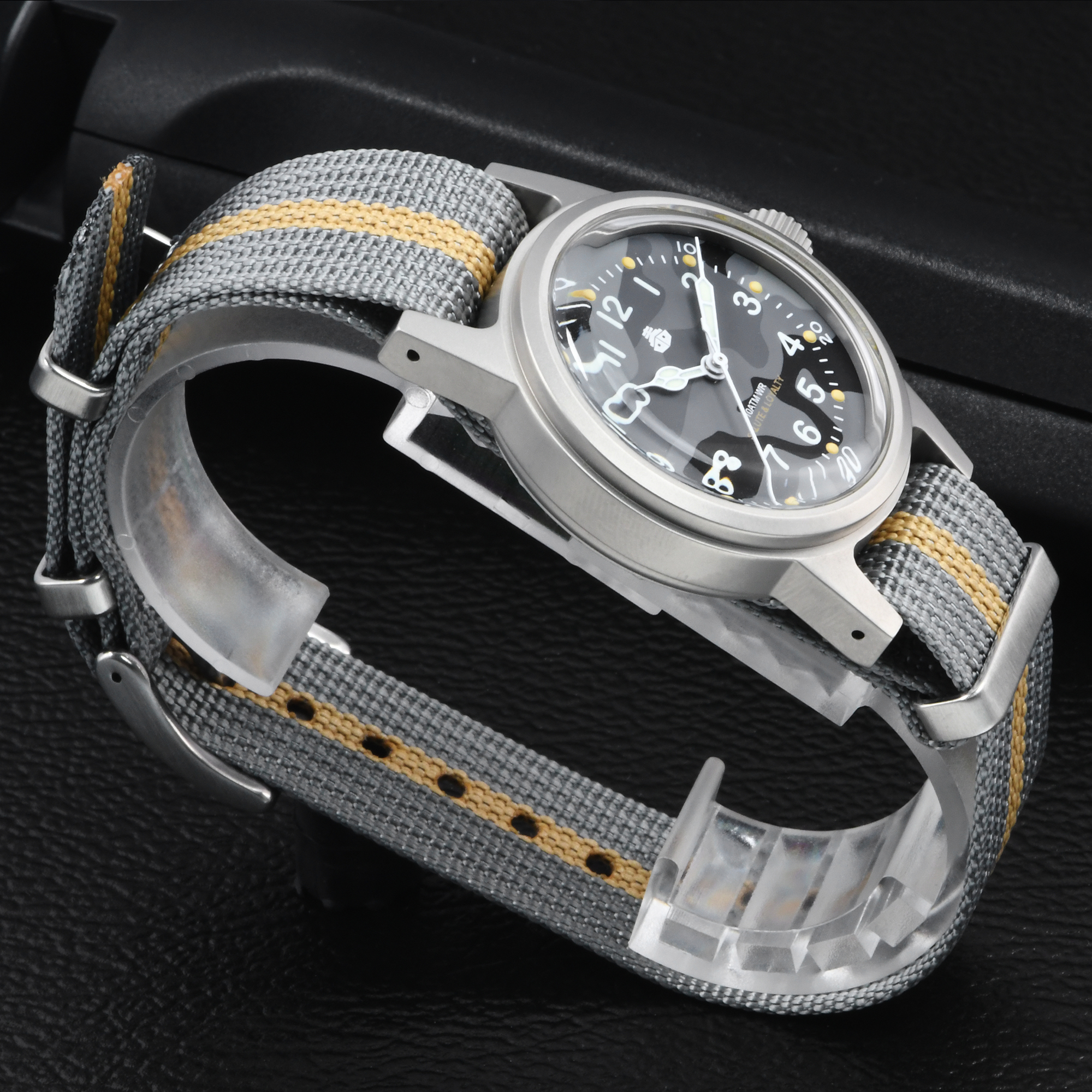 TEKAPO Replica World War II Re - огляд і ціна Canvas Strap Watch