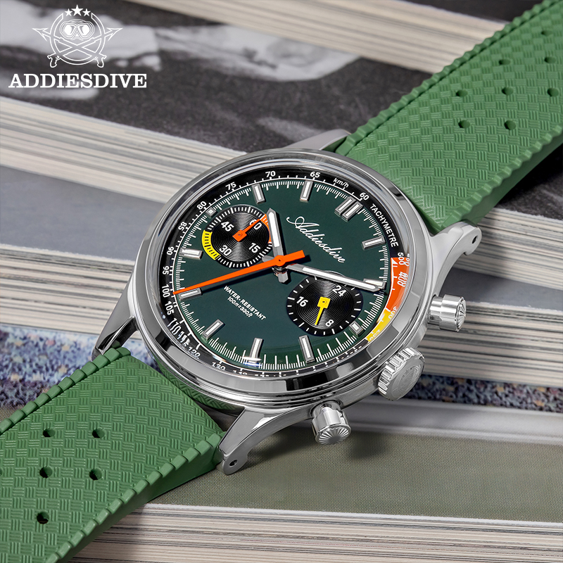 ADDIESDIVE 2025 NEW TOP 38mm M - огляд і ціна Rubber Strap Diver
