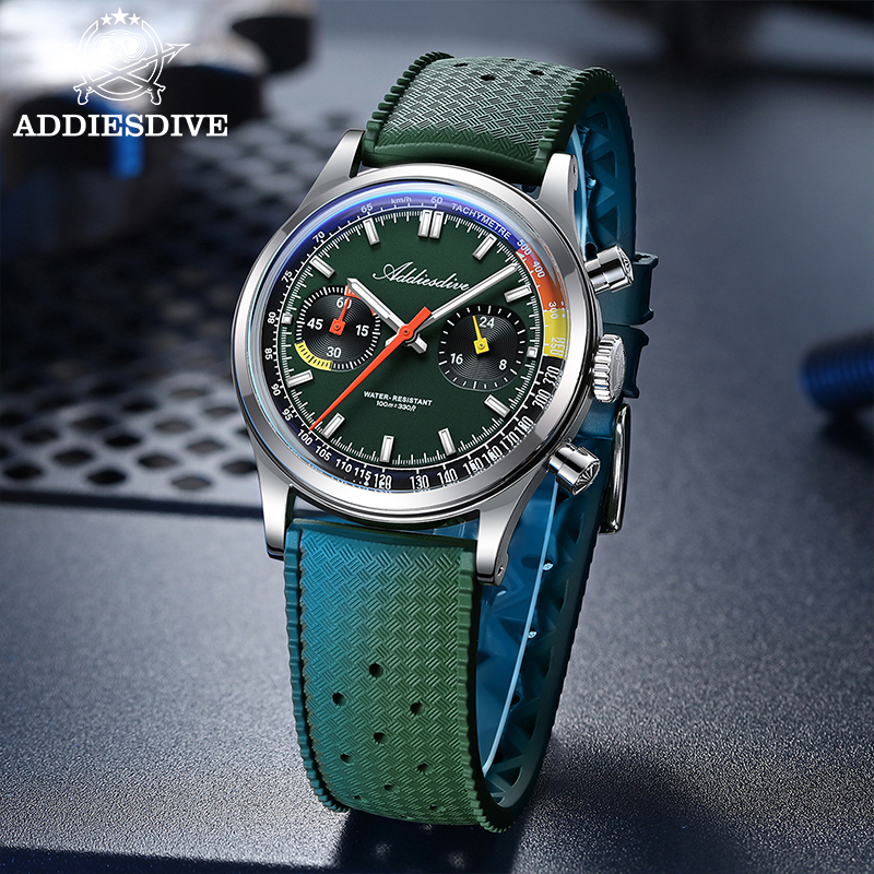 ADDIESDIVE 2025 NEW TOP 38mm M - огляд і ціна Rubber Strap Diver