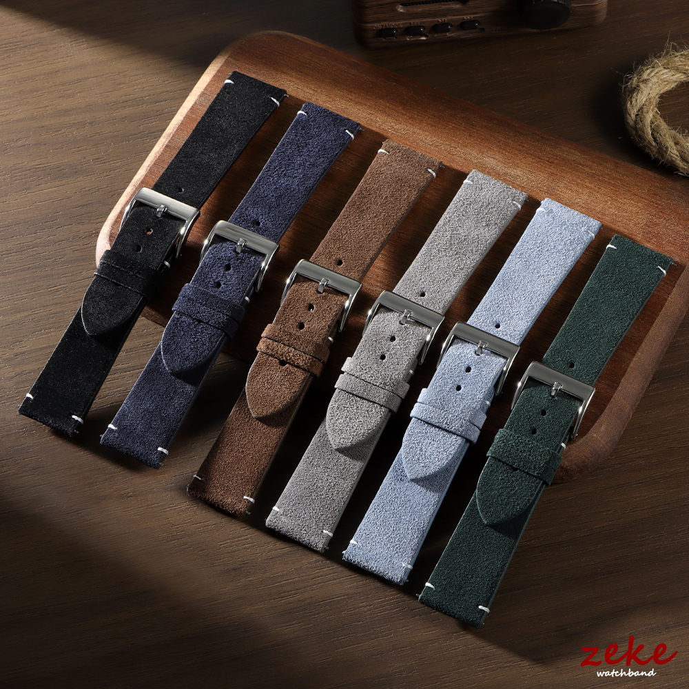 20mm 22mm Wristband Quick Rele - огляд і ціна Suede Strap Watch