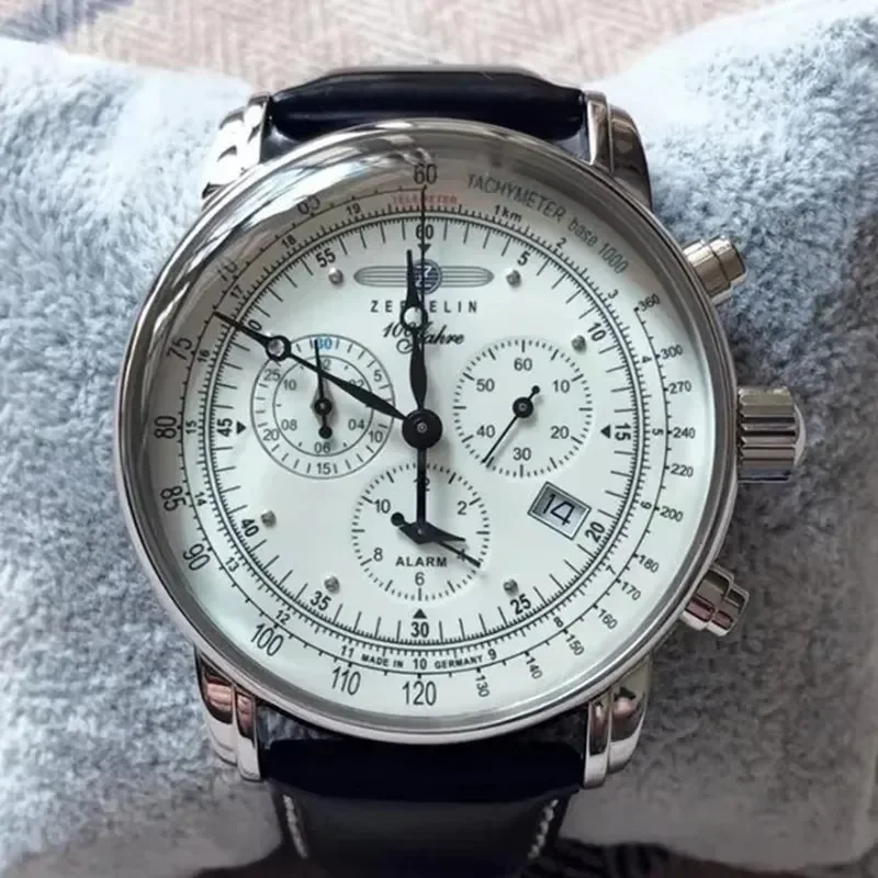 Zeppelin Airship Automatic Dat - огляд і ціна Leather Watch Band Men