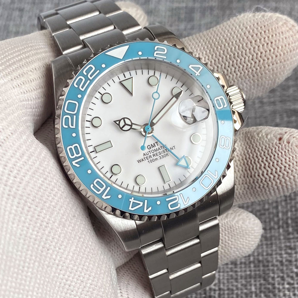 Customized 40mm Ice Blue Dial  - огляд і ціна Stainless Bracelet Diver
