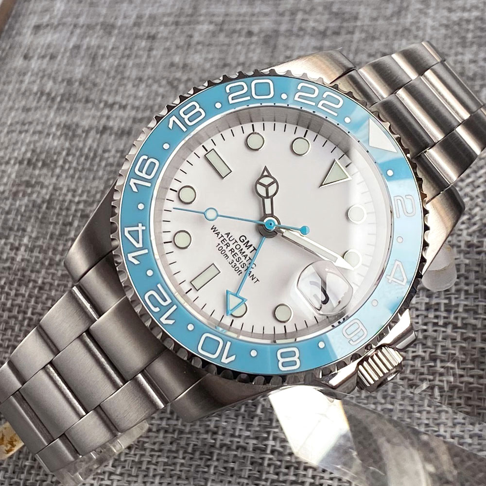 Customized 40mm Ice Blue Dial  - огляд і ціна Stainless Bracelet Diver