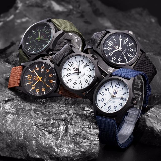 Men'S Quartz Watch Student Sim - огляд і ціна Tropic Strap Vintage