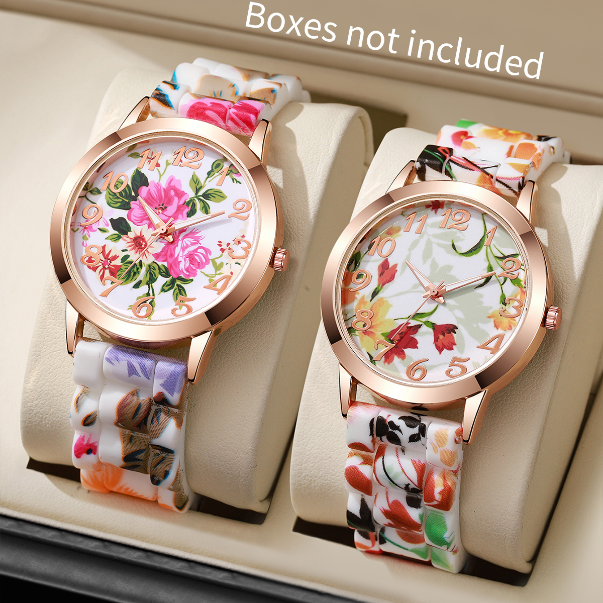 2/3/4/5PCS Fashion Flowers Pri - огляд і ціна Silicone Band Women