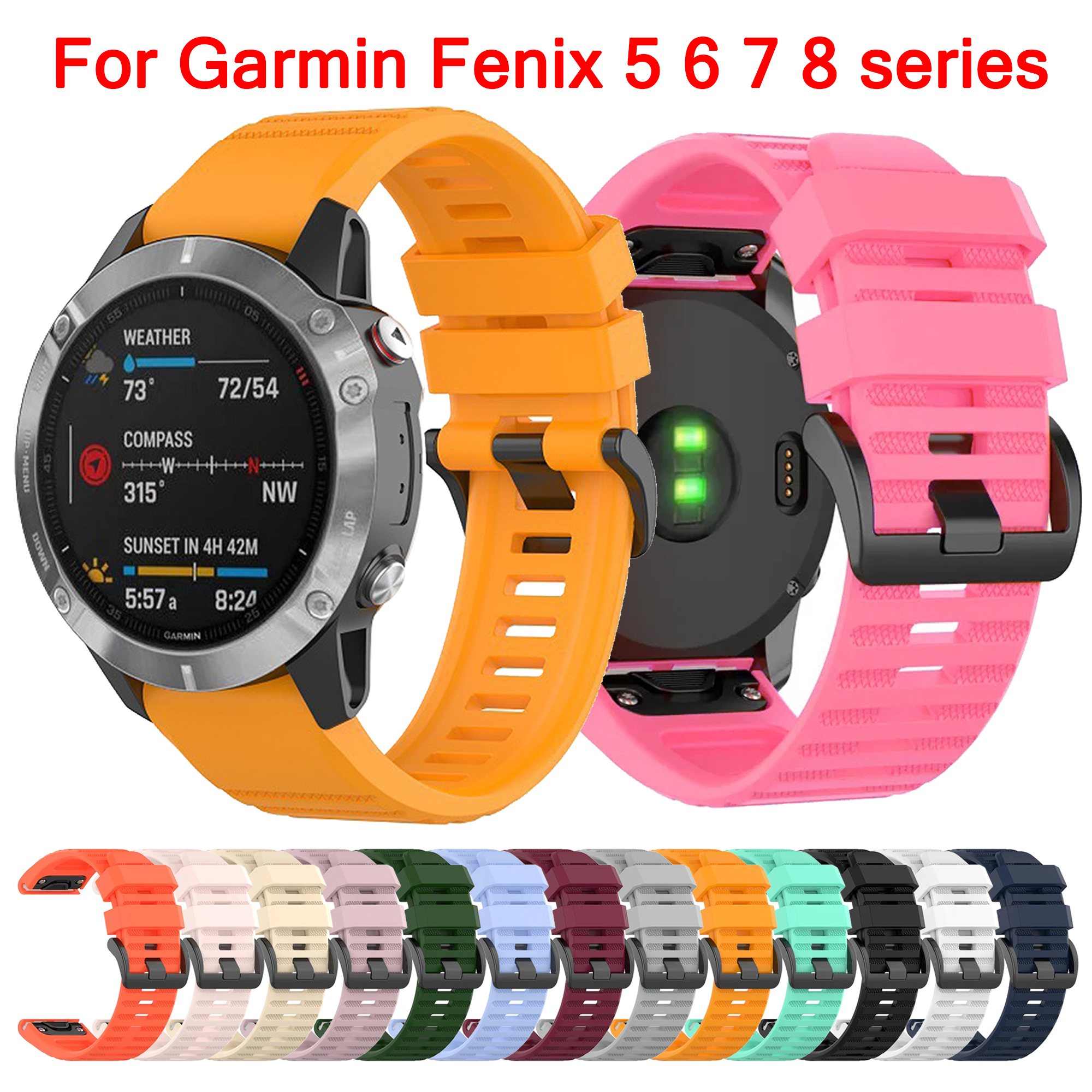 QuickFit 26mm 20mm 22mm Watchb - огляд і ціна Silicone Watch Band 22Mm