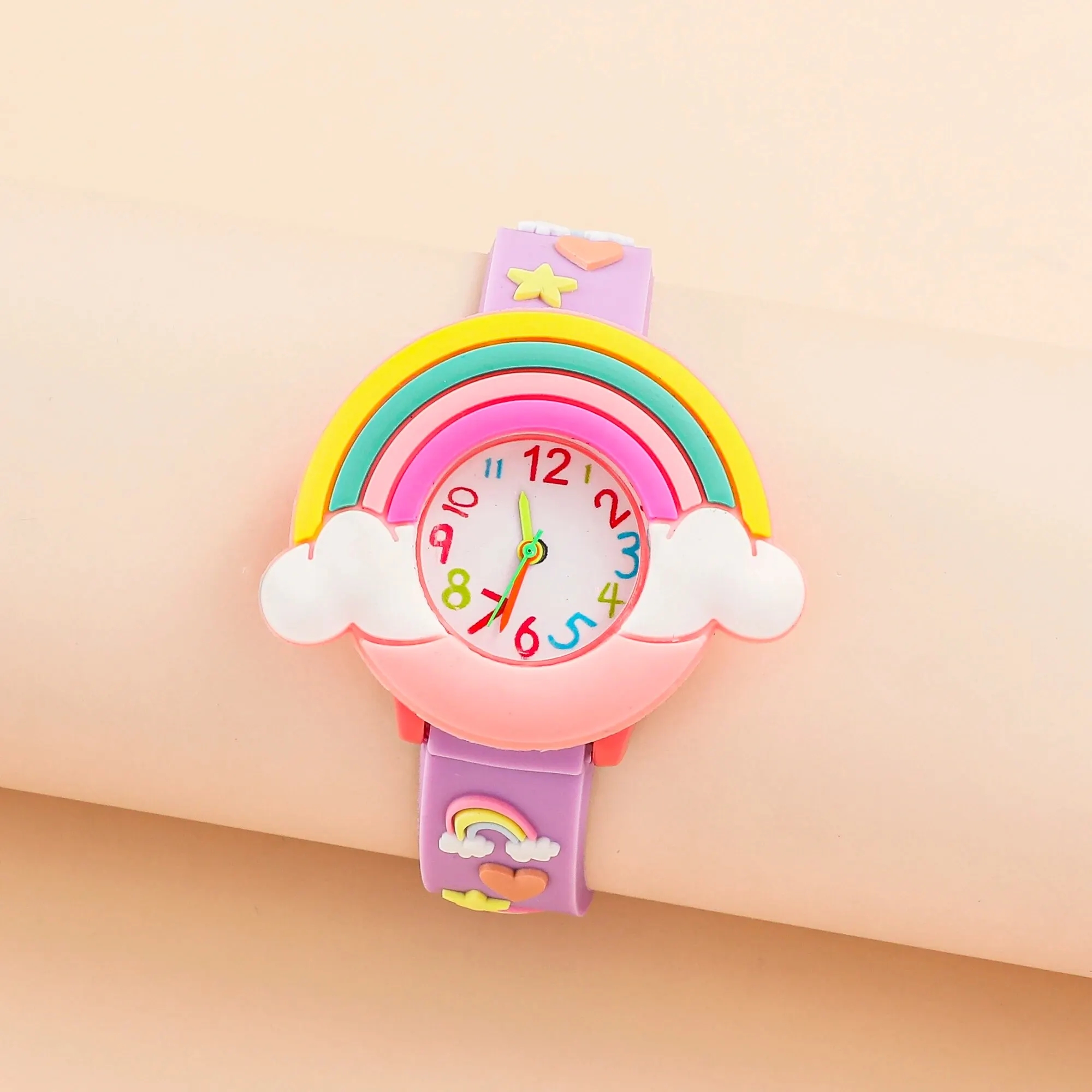 2024 New Rainbow Cloud Printed - огляд і ціна Silicone Watch Band 22Mm