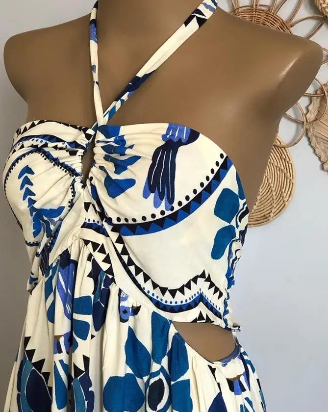 Summer Dress Woman  Vintage Tr - огляд і ціна Tropic Strap Vintage
