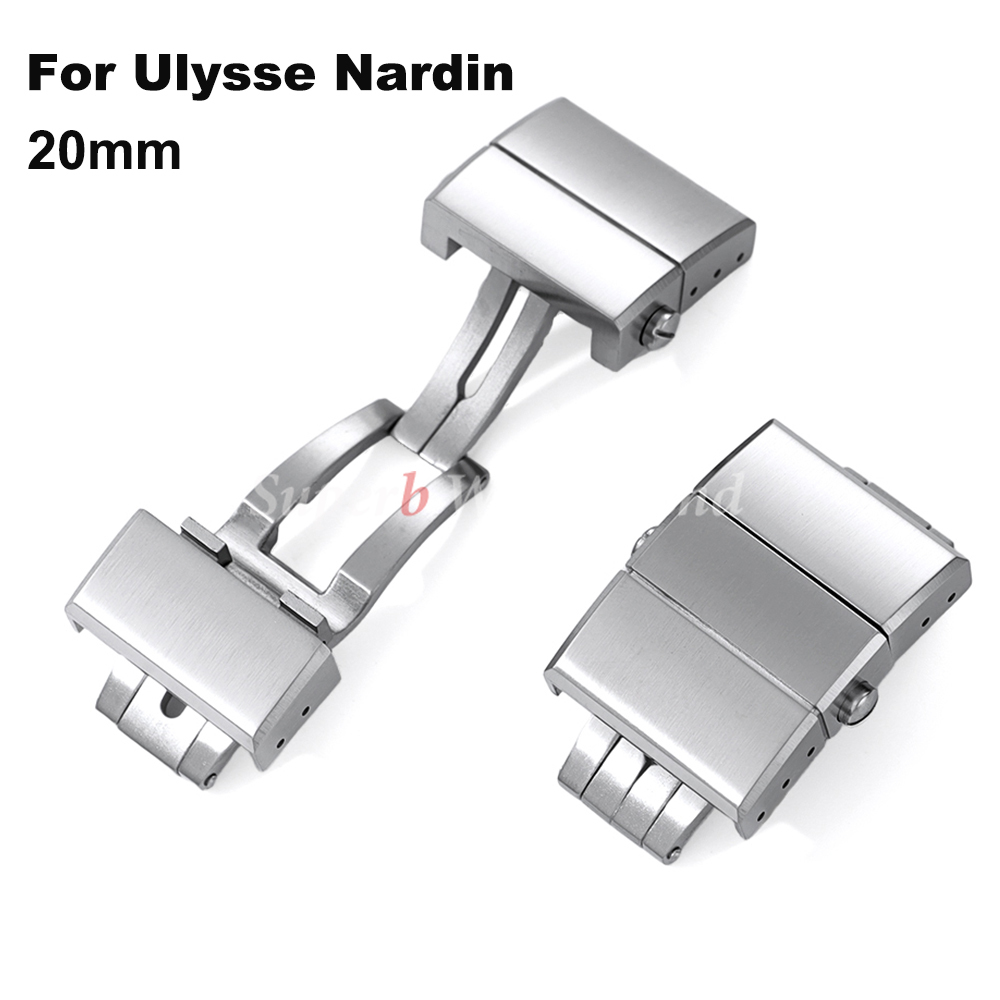 20mm For Ulysse Nardin Watchba - огляд і ціна Butterfly Clasp Deployant