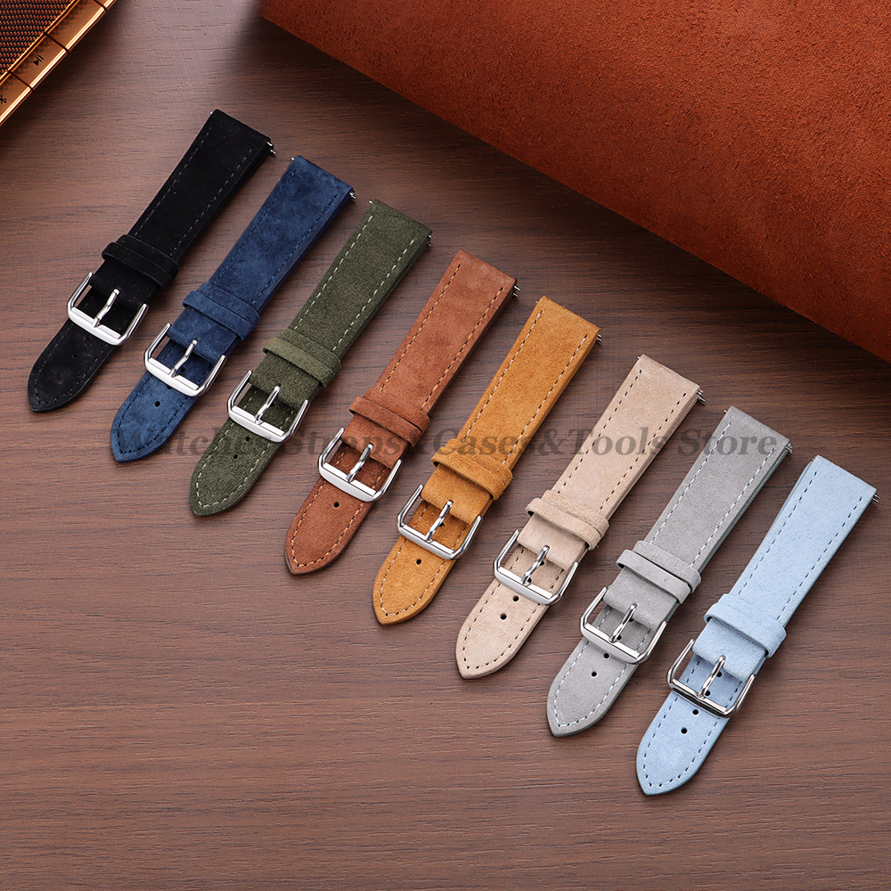 Vintage Suede Cowhide Watch St - огляд і ціна Suede Strap Watch