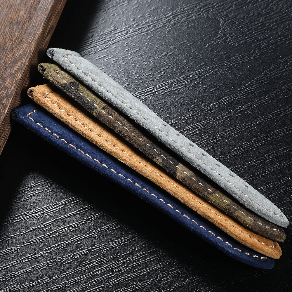 Genuine Suede Watch Strap 22mm - огляд і ціна Suede Strap Watch