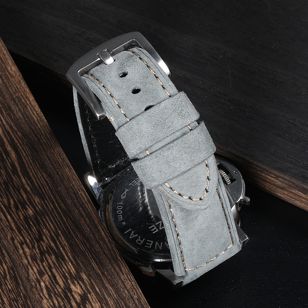 Genuine Suede Watch Strap 22mm - огляд і ціна Suede Strap Watch