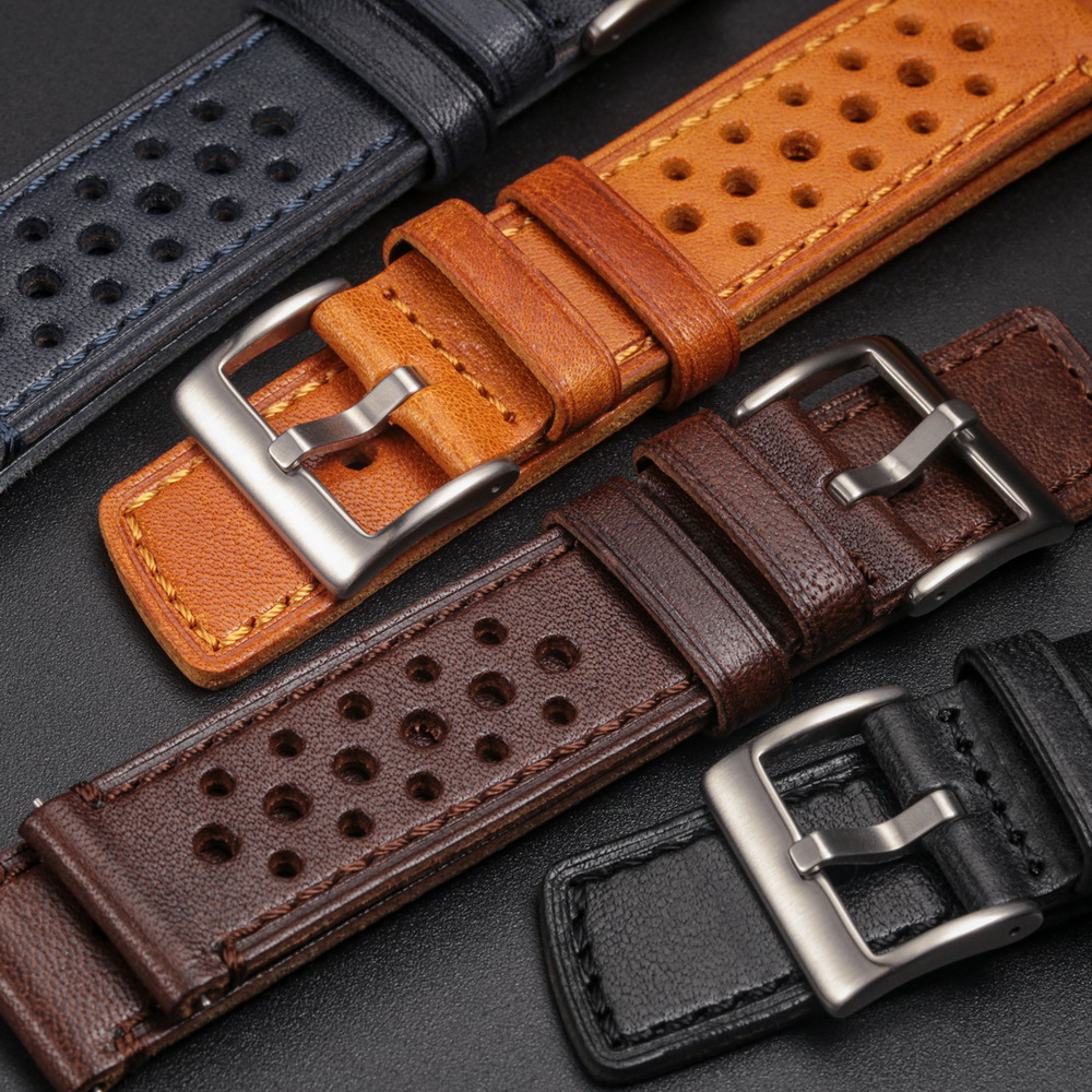 Hemsut Genuine Leather Watch B - огляд і ціна Leather Strap Quick Release