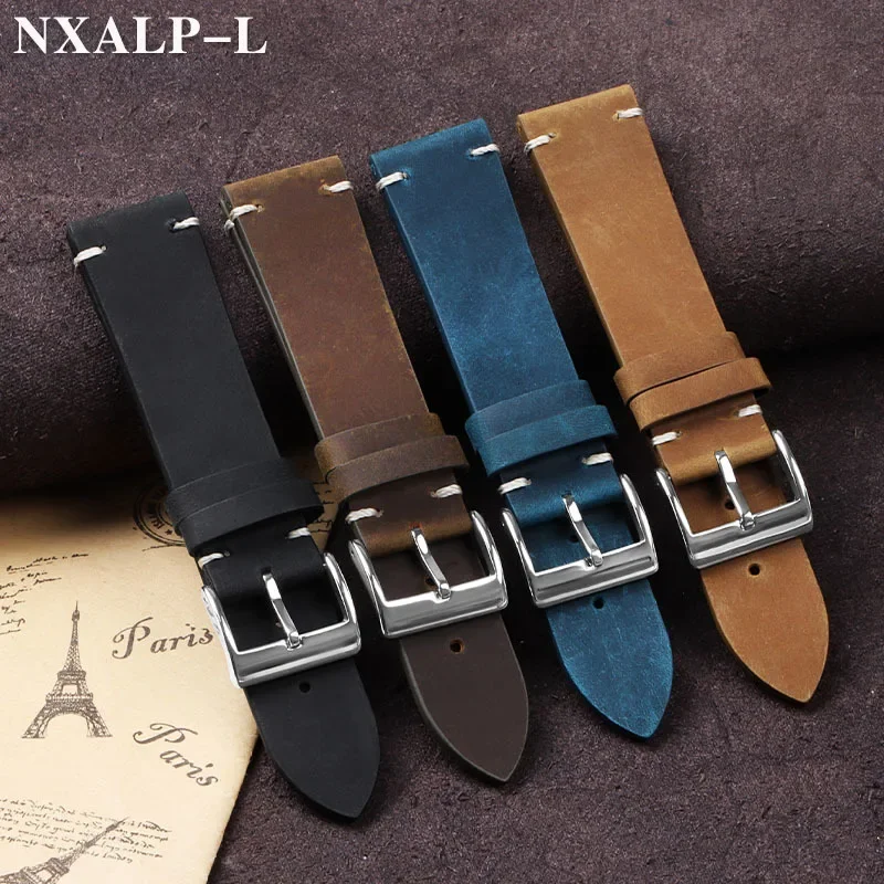 Vintage Oil Wax Leather Watch  - огляд і ціна Nato Strap Nylon
