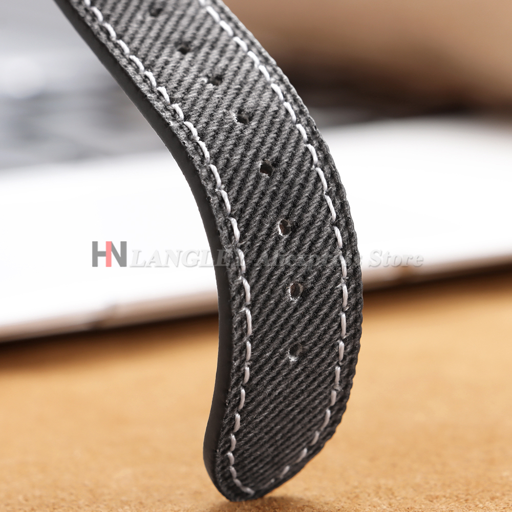 Denim Nylon Watch Strap Canvas - огляд і ціна Canvas Strap Watch