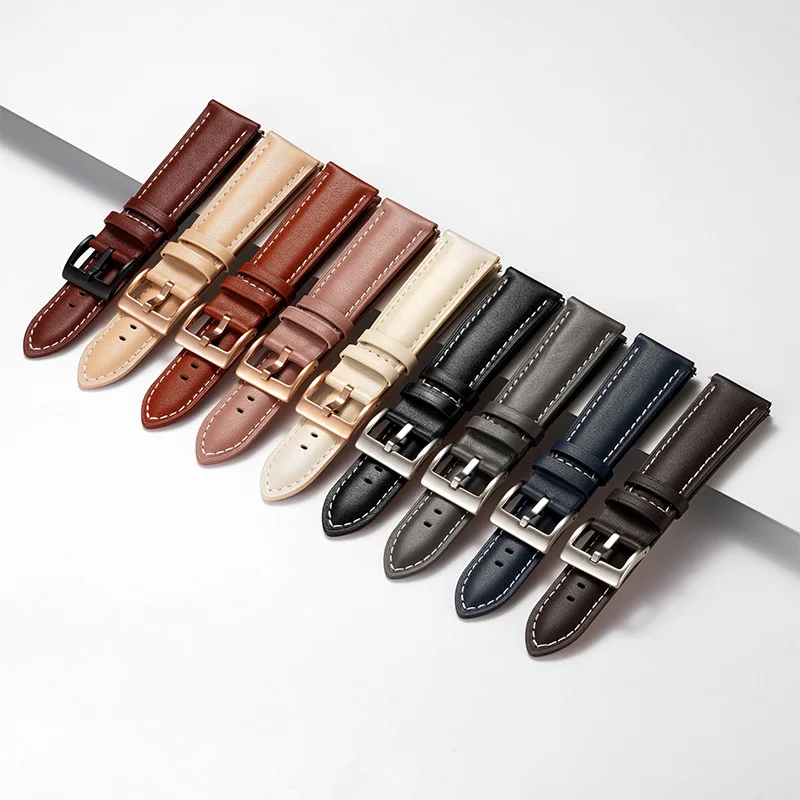 14mm 16mm 18mm 20mm 22mm Genui - огляд і ціна Leather Strap Quick Release