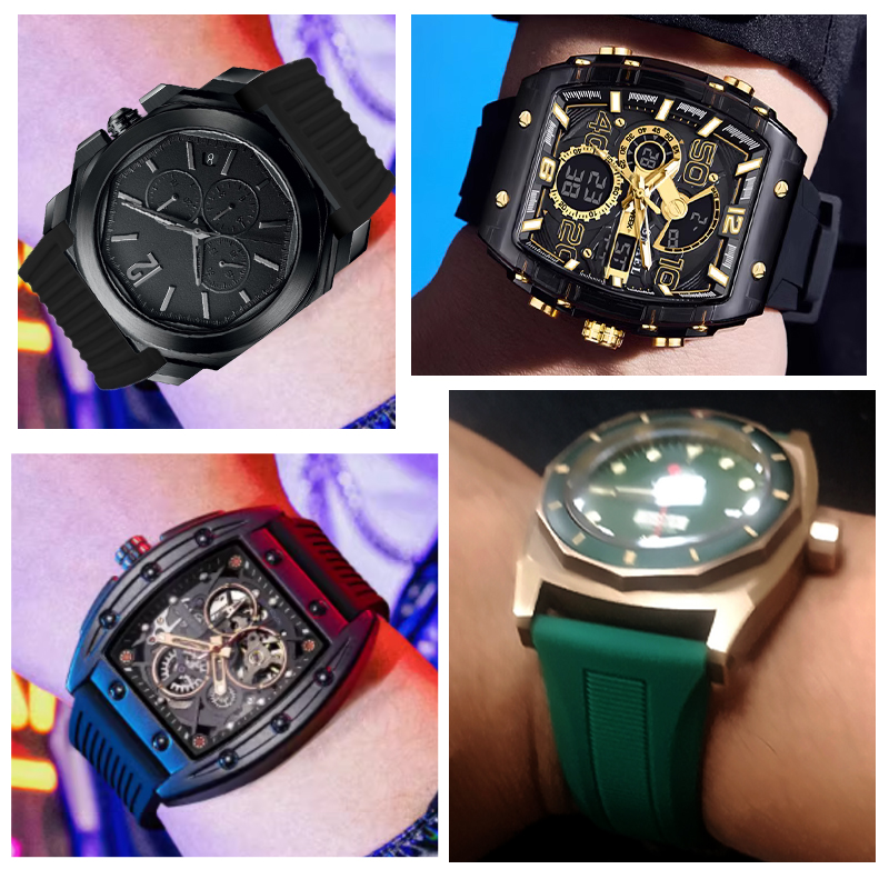 20mm 22mm 24mm 26mm 28mm 30mm  - огляд і ціна Rubber Strap Diver