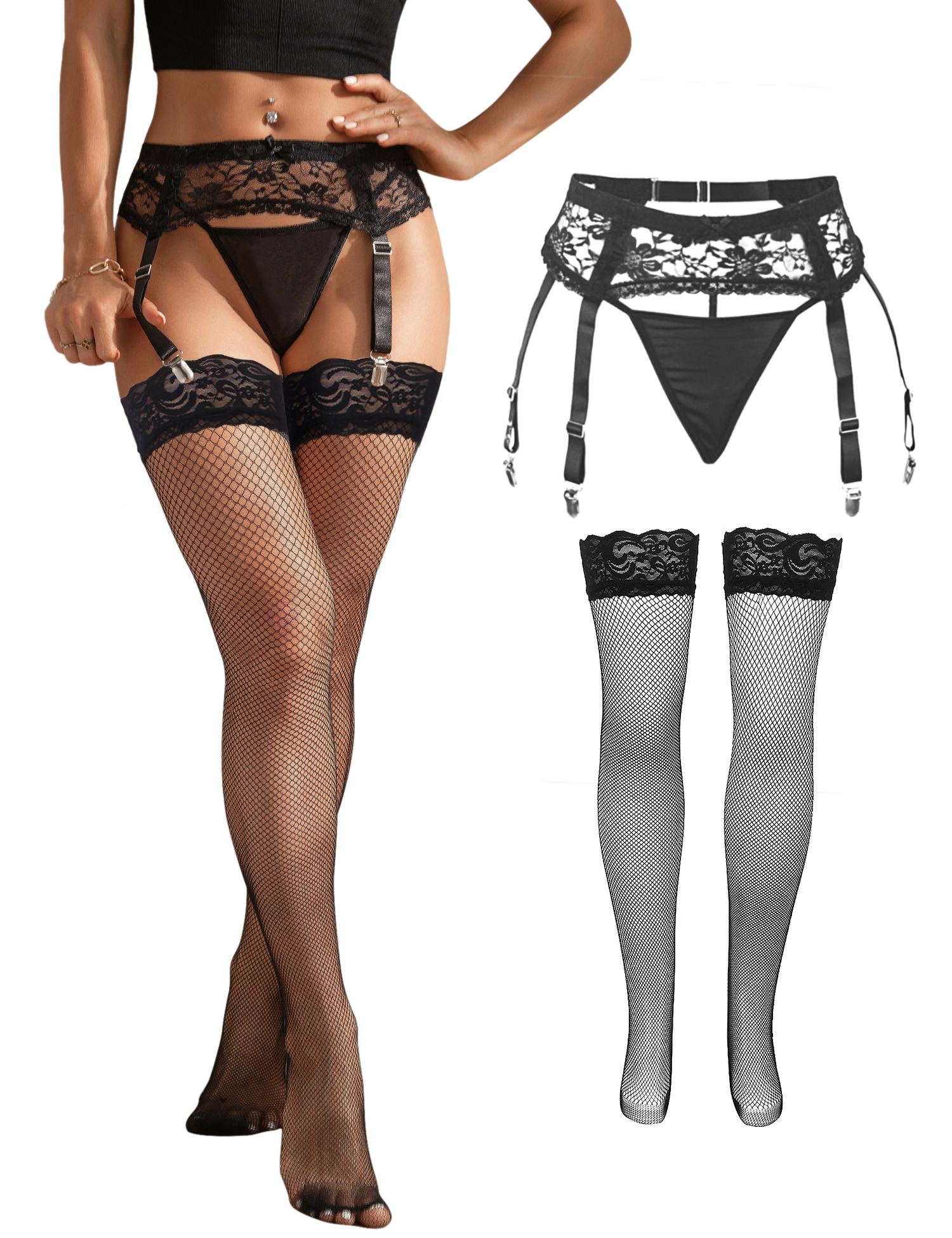 Comeondear Women Floral Lace G - огляд і ціна Mesh Strap Metal