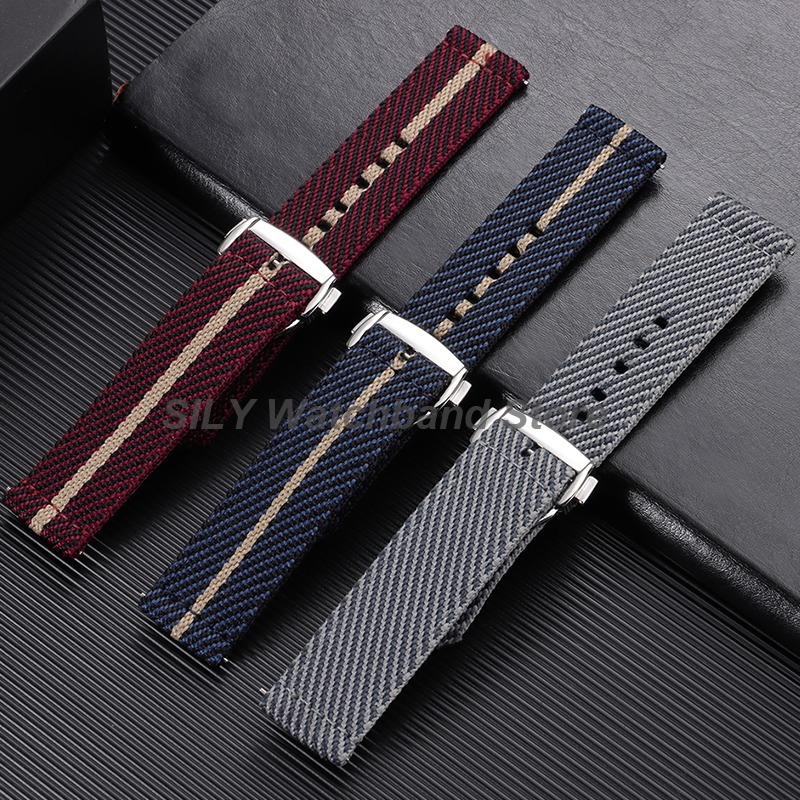 Woven Canvas Fabric Watch Band - огляд і ціна Canvas Strap Watch