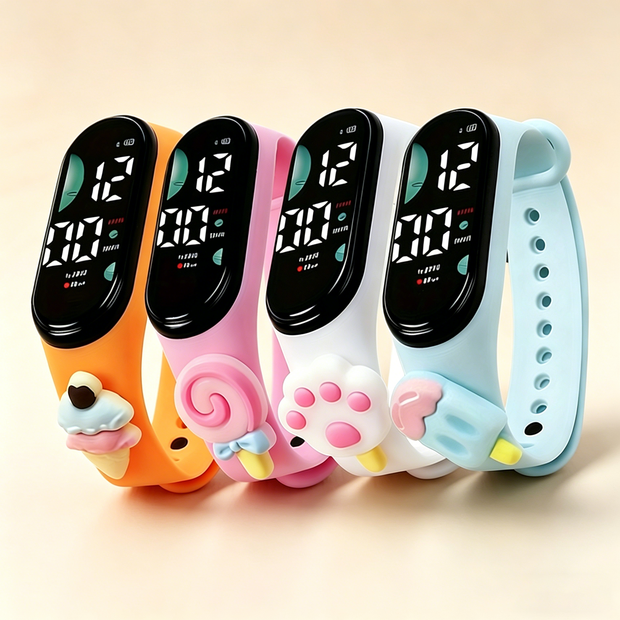 Cute 3D Cartoon Digital Watch  - огляд і ціна Silicone Band Women