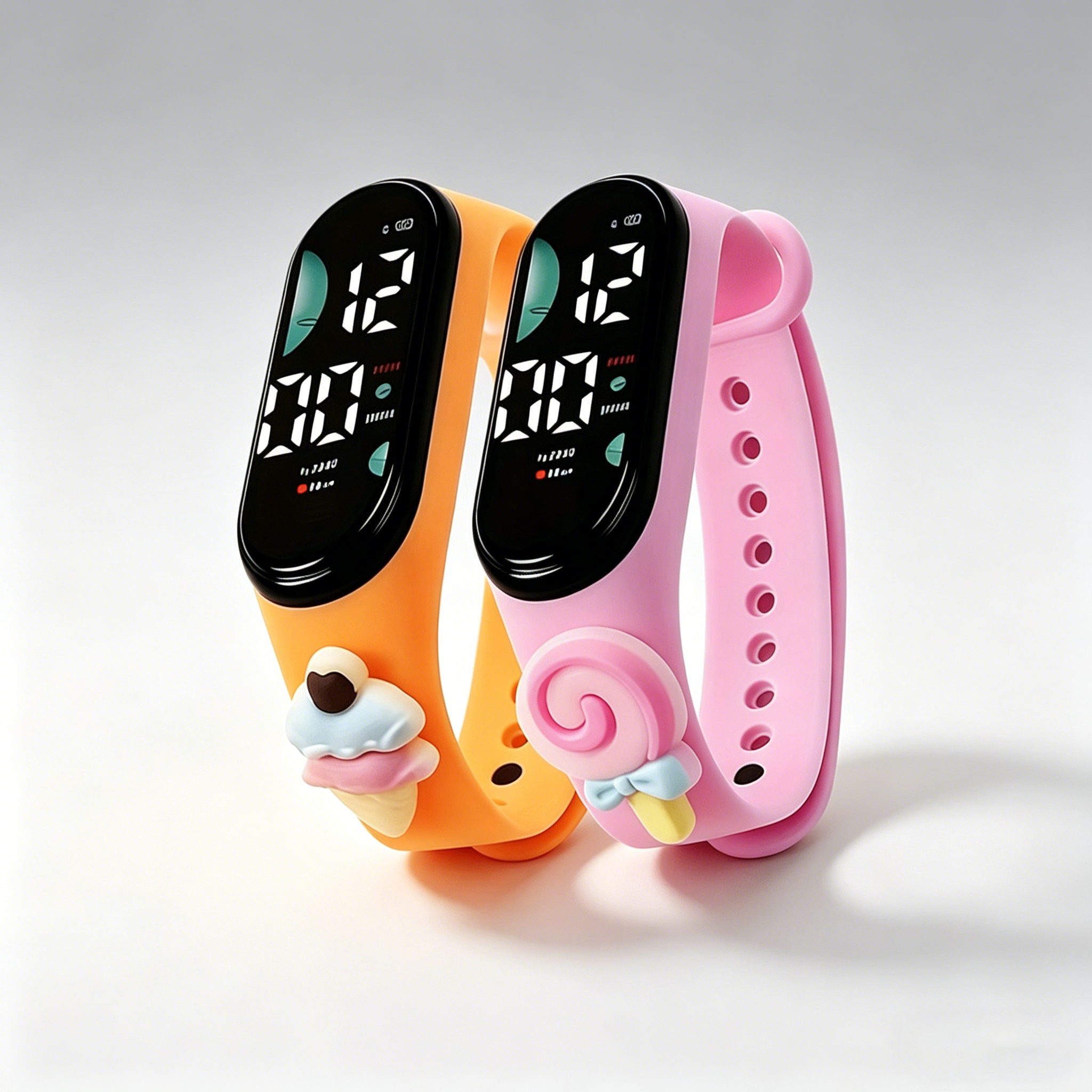 Cute 3D Cartoon Digital Watch  - огляд і ціна Silicone Band Women