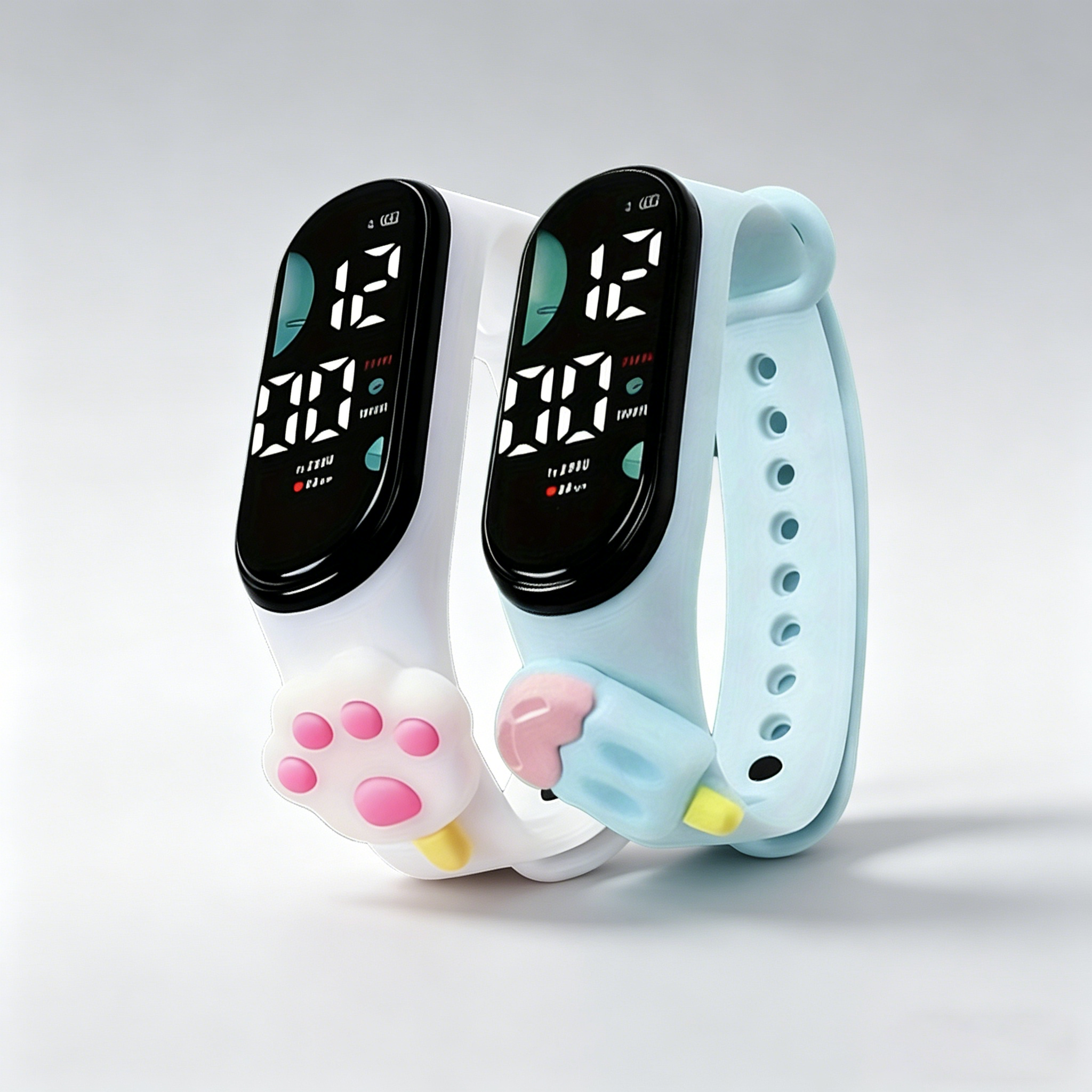 Cute 3D Cartoon Digital Watch  - огляд і ціна Silicone Band Women