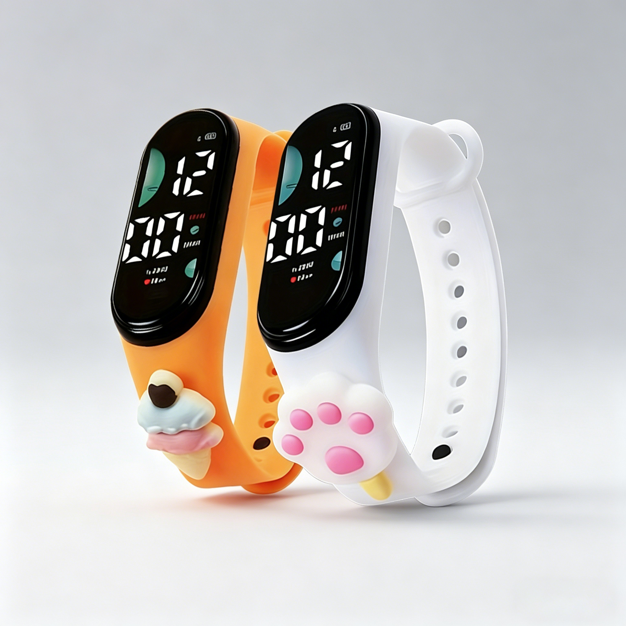 Cute 3D Cartoon Digital Watch  - огляд і ціна Silicone Band Women
