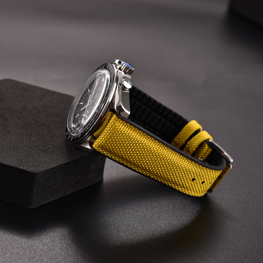 New Design Sailcloth Rubber St - огляд і ціна Canvas Strap Watch