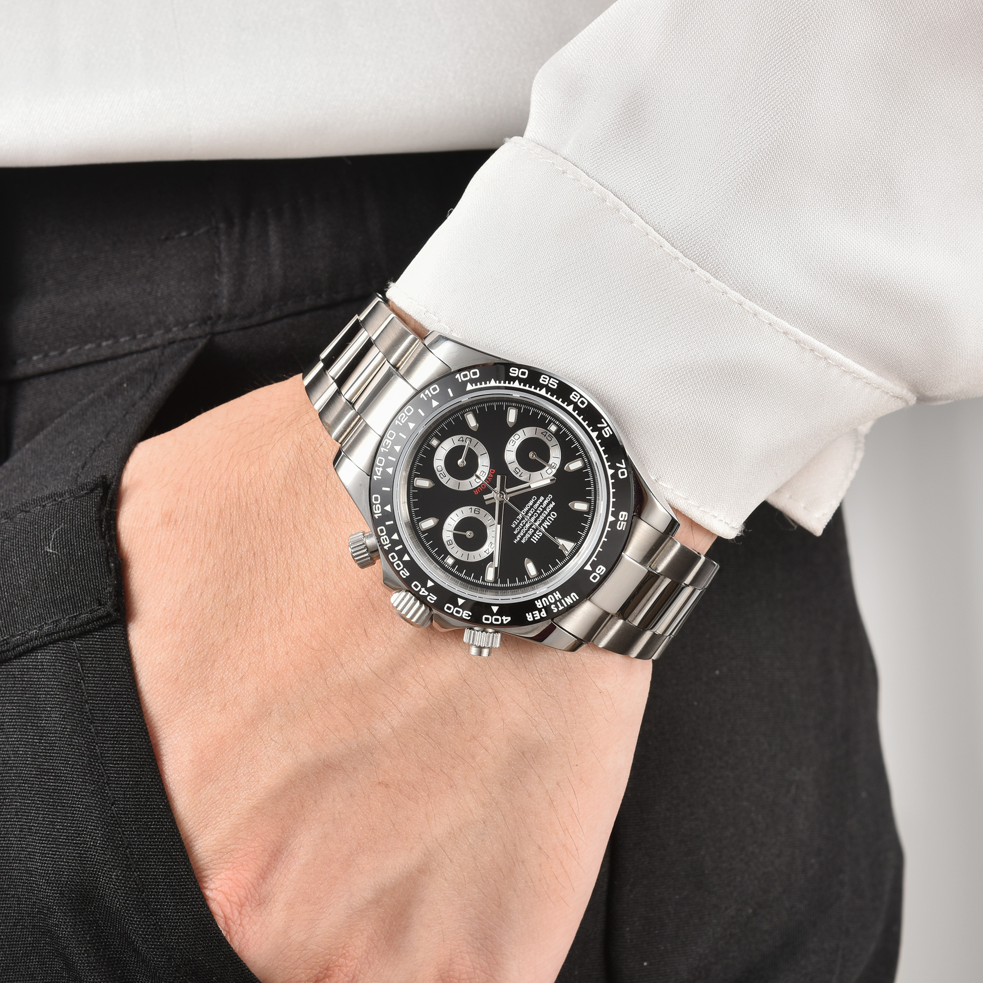 Men's watch VK63 Quartz moveme - огляд і ціна Stainless Bracelet Diver