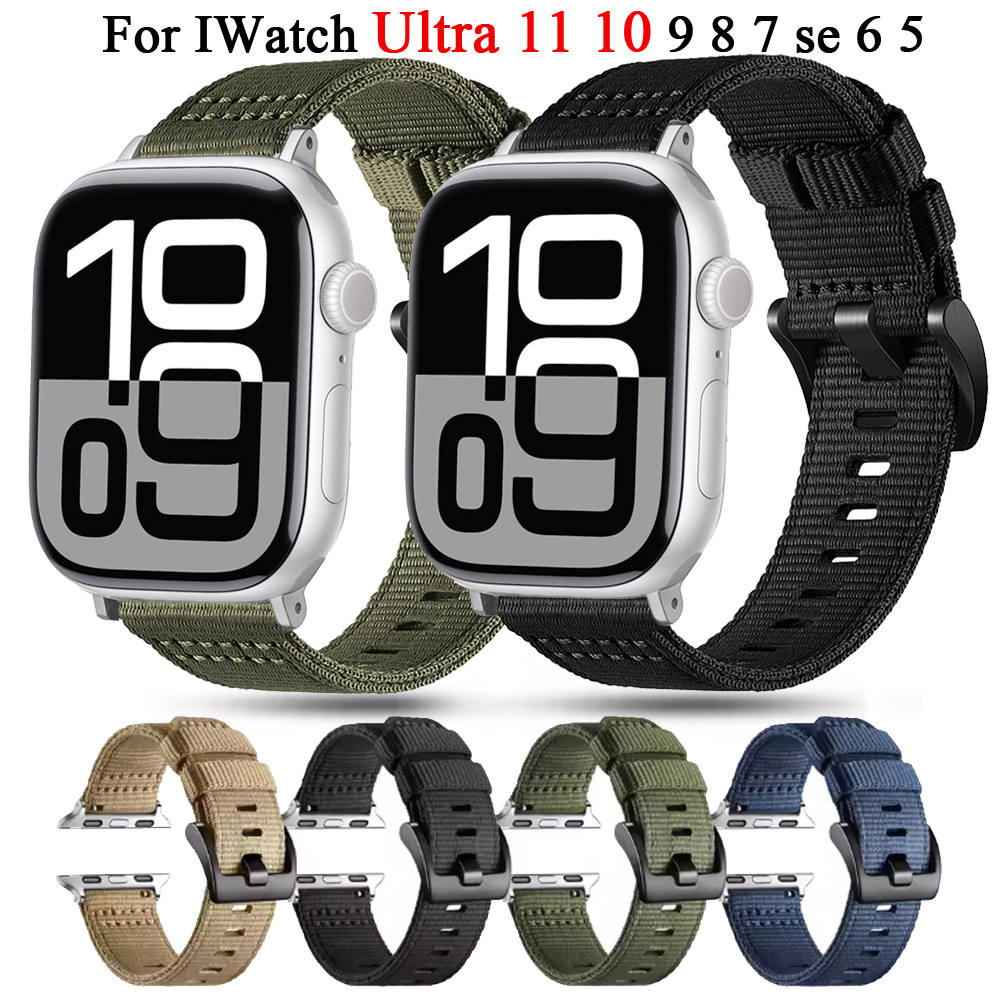 for Apple watch Straps 45mm 46 - огляд і ціна Canvas Strap Watch