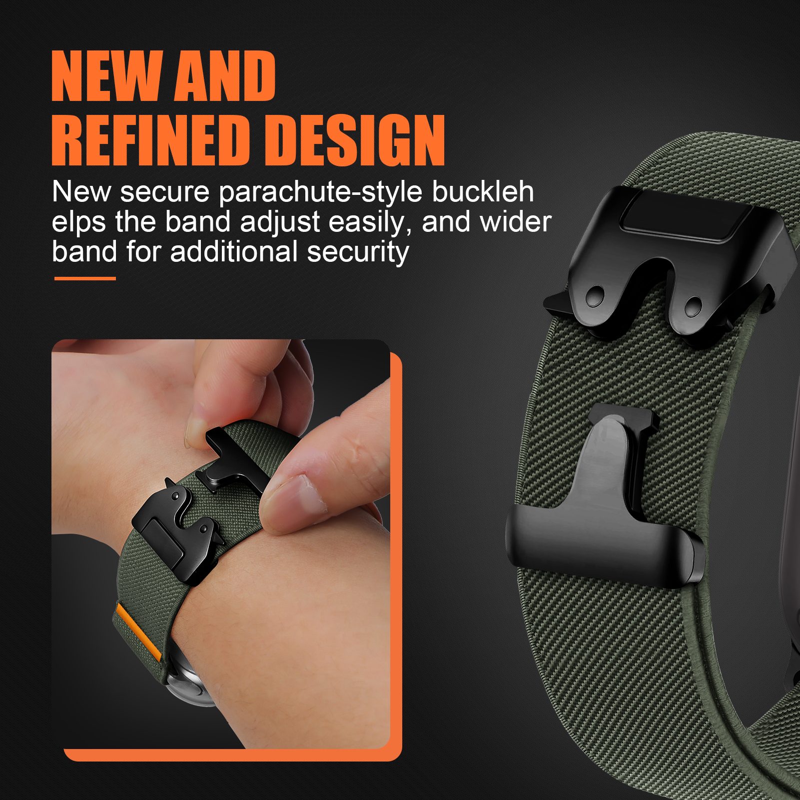 Straps For Apple Watch ultra 2 - огляд і ціна Parachute Strap Elastic