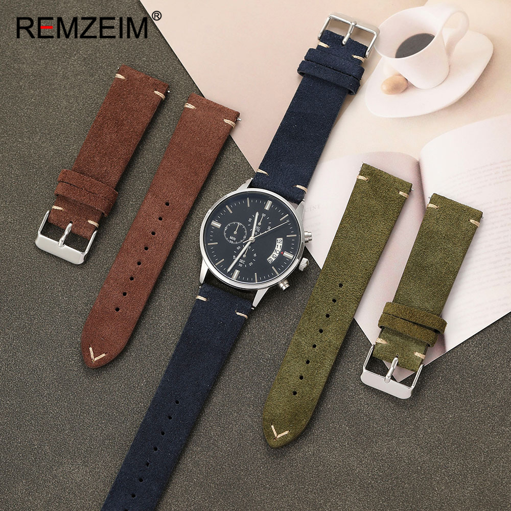 Unisex Suede Leather Watch Bel - огляд і ціна Suede Strap Watch