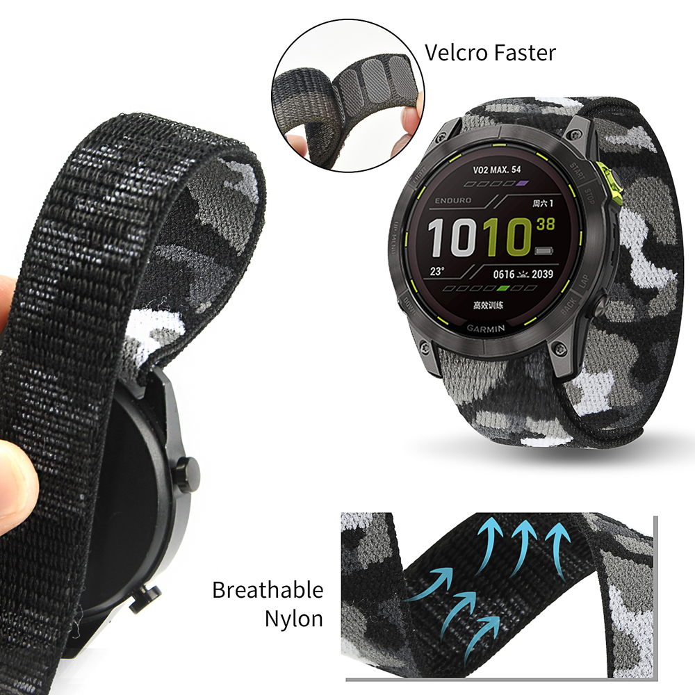 22mm 26mm Nylon QuickFit Strap - огляд і ціна Sport Loop Velcro