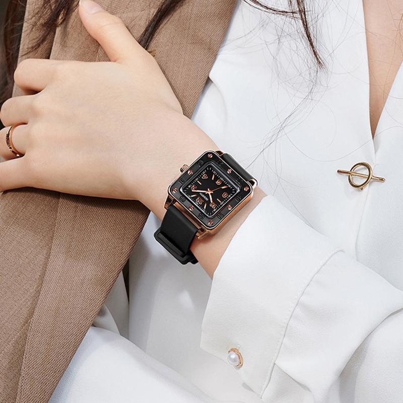 Square Silicone Band Women Wat - огляд і ціна Silicone Band Women