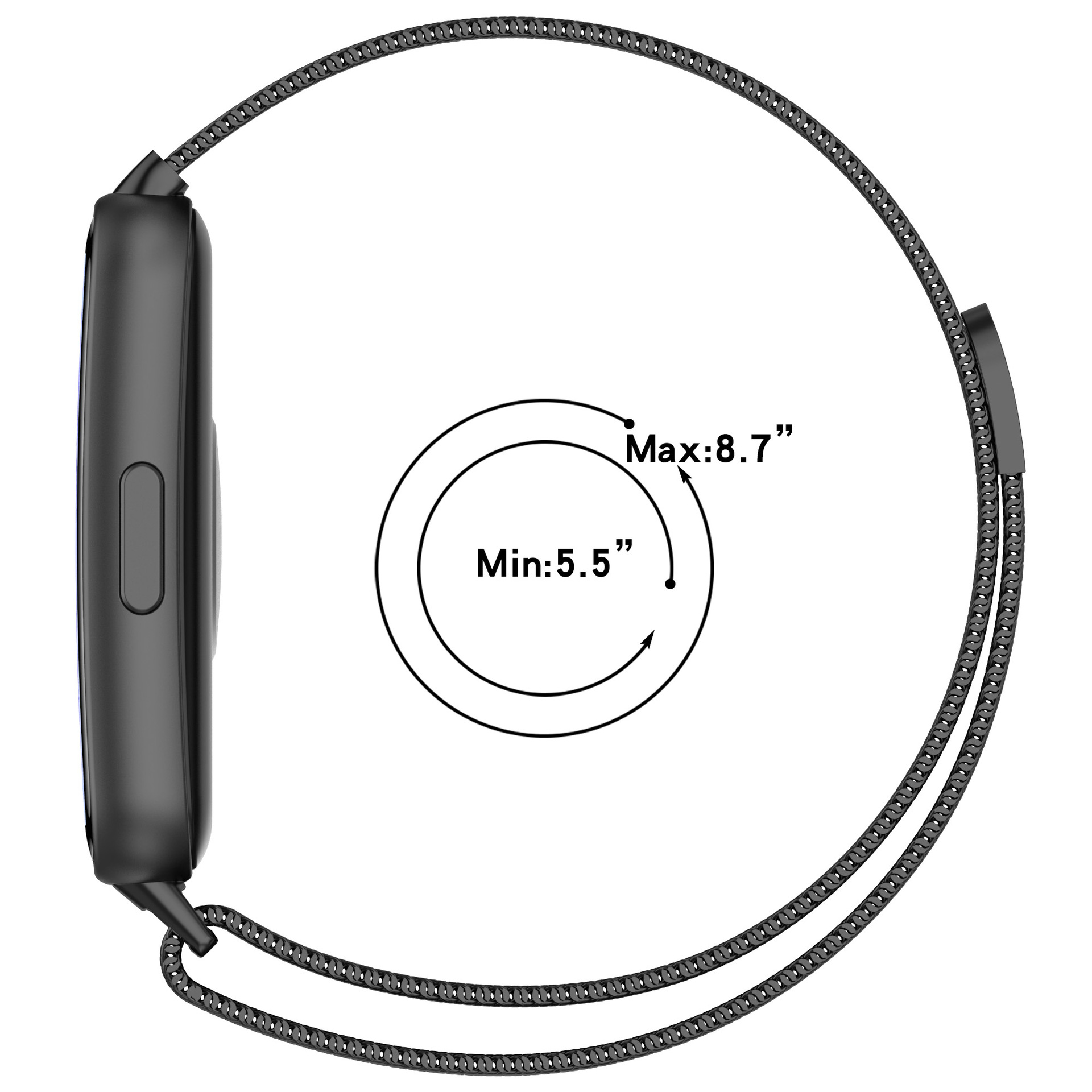 2in1 Strap Case For Huawei Ban - огляд і ціна Milanese Loop Magnetic