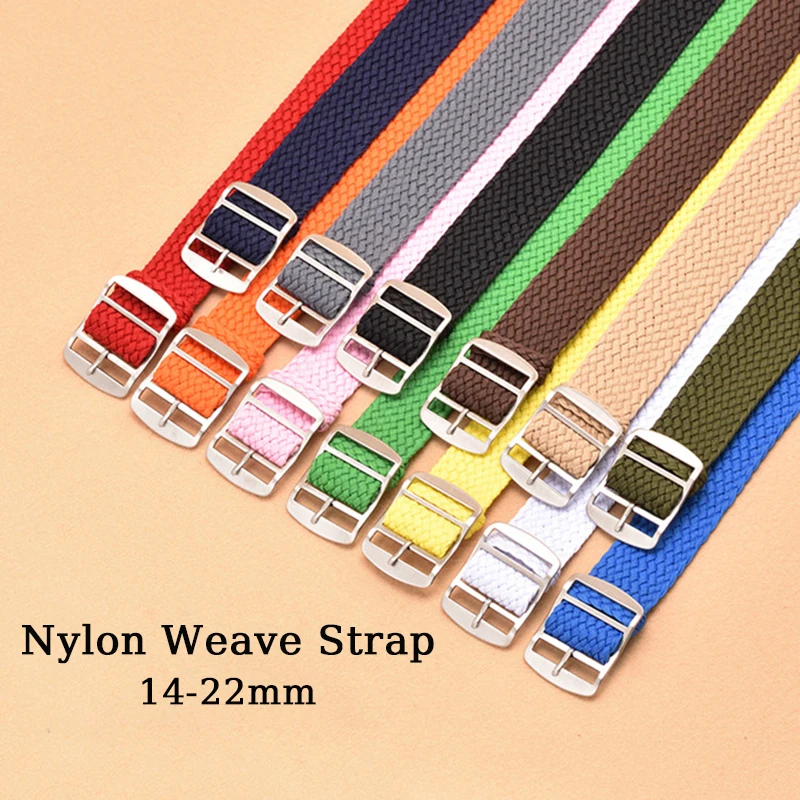Nylon Strap 14mm 16mm 18mm 20m - огляд і ціна Perlon Strap Woven