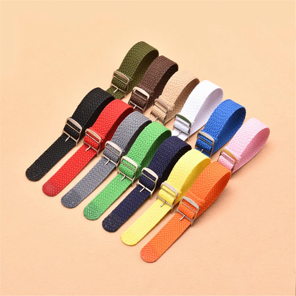 Nylon Strap 14mm 16mm 18mm 20m - огляд і ціна Perlon Strap Woven