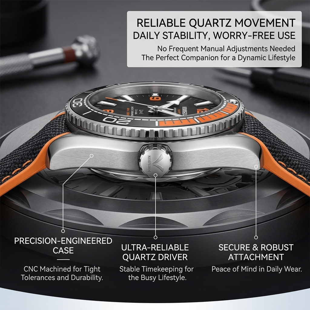 1 piece sporty men's watch wit - огляд і ціна Canvas Strap Watch