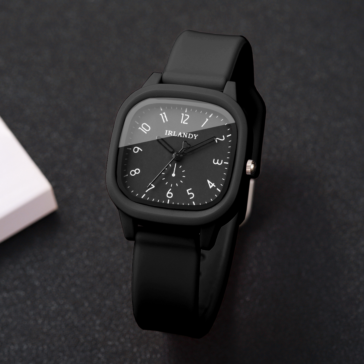 Fashion Square Women Quartz Wa - огляд і ціна Silicone Band Women