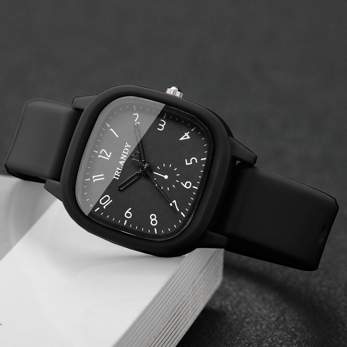 Fashion Square Women Quartz Wa - огляд і ціна Silicone Band Women