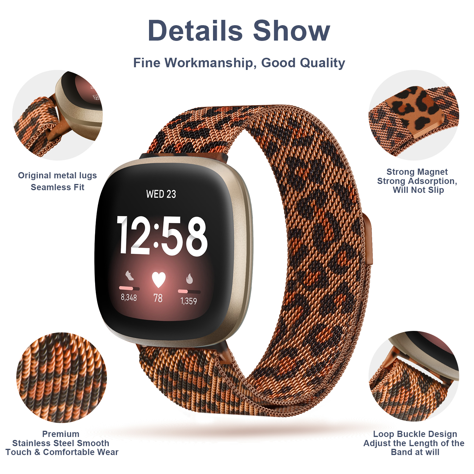 Mental Magnetic Strap for Fitb - огляд і ціна Milanese Loop Magnetic