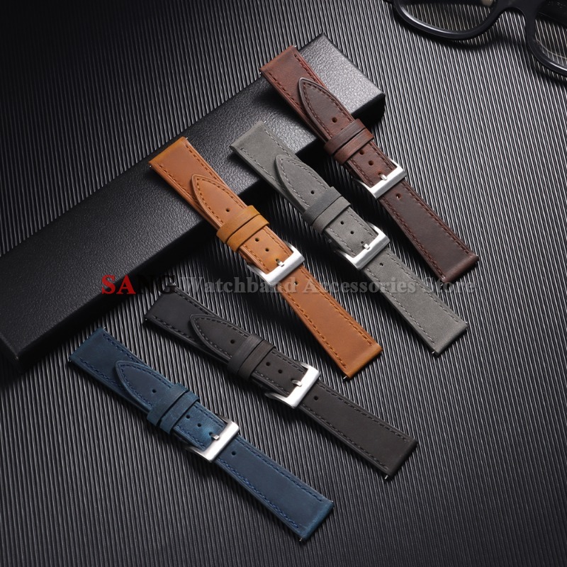 18mm 19mm 20mm 21mm 22mm 24mm  - огляд і ціна Leather Strap Quick Release