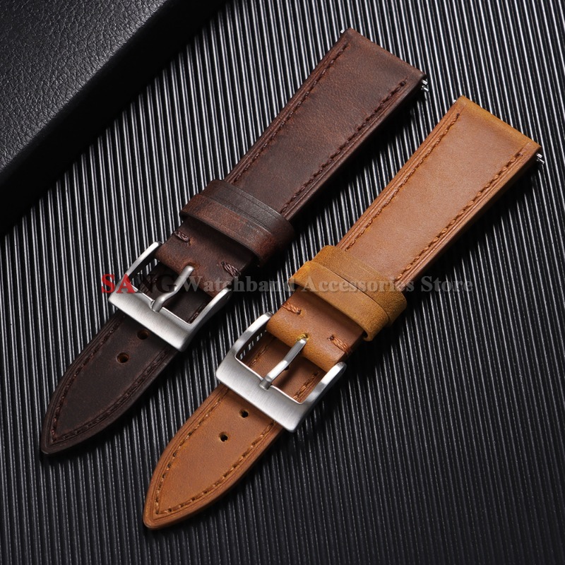 18mm 19mm 20mm 21mm 22mm 24mm  - огляд і ціна Leather Strap Quick Release