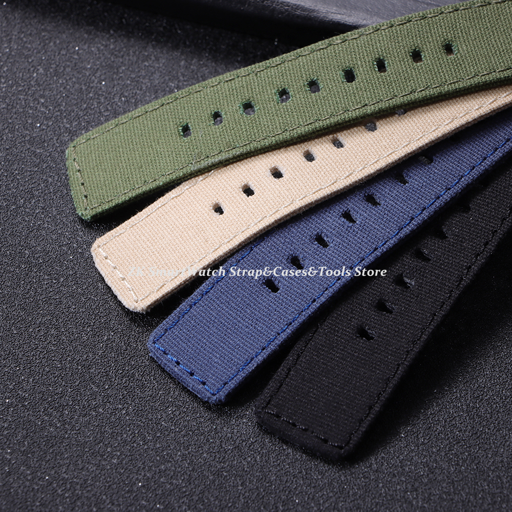 Nylon Watch Strap 20mm 22mm fo - огляд і ціна Canvas Strap Watch