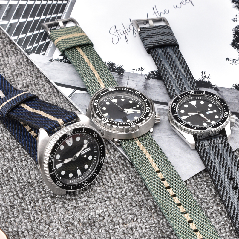 Woven Nylon Strap 18mm 20mm 22 - огляд і ціна Nato Strap Nylon